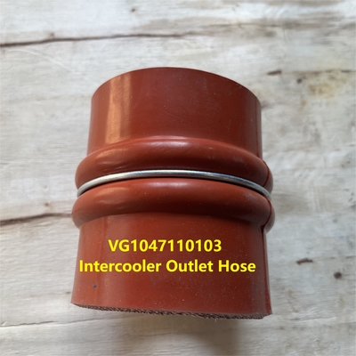 VG1047110103 tuyau de sortie de l'intercoolant HOWO Pièces de camion VG1047110103/1 Manifold d'échappement A7 WD615 Moteur