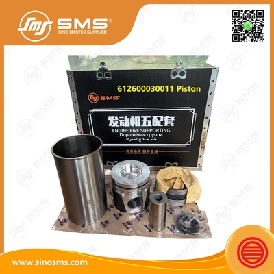 612600030011 cylindre liner WEICHAI pièces du moteur à piston moteur à anneaux à broches à cinq soutiens WEICHAI WD615