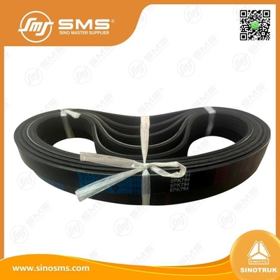 Ceinture d'alternateur 6PK794 VG2600020258 HOWO