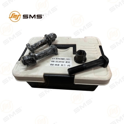 Fermeture de roue arrière avec écrous HOWO Pièces de camion WG9112340123/99012340123 23*22*132MM