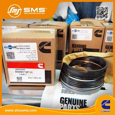 Anneau de piston de CUMMINS du moteur 6BT5.6 3806285 15*15*15CM