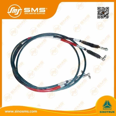 Câble équipé de changement de vitesse WG9725240112/0113/pièces de rechange noires de boîte de vitesse de camion de Sinotruk Howo