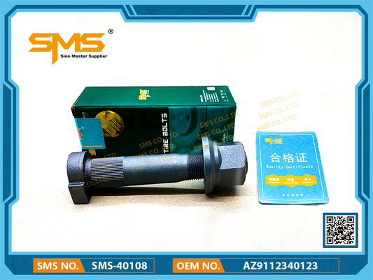 Pièces de rechange de camion de Sinotruk Howo de boulon de la roue AZ9112340123 arrière